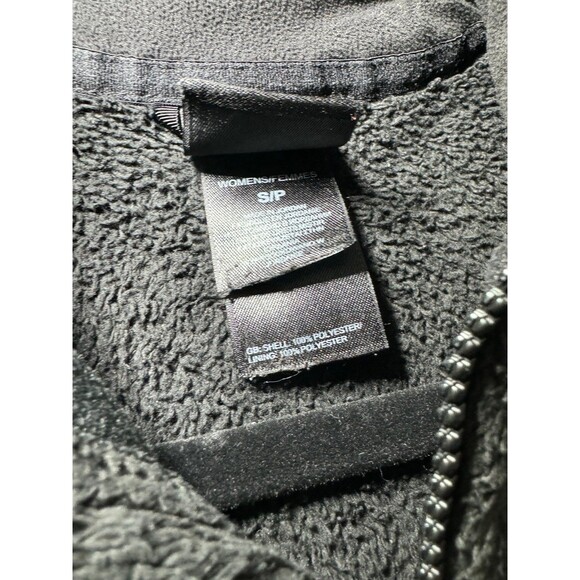 Black Fluffy North Face Jacket ( Womens Small) - Picture 2 of 3